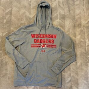 Hooded University of Wisconsin sweatshirt size M. Never worn